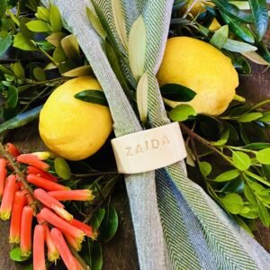 Argolas de Guardanapo Cerâmica | Personalizadas com nomes