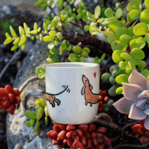 Copo Café Grés | Cão Salsicha