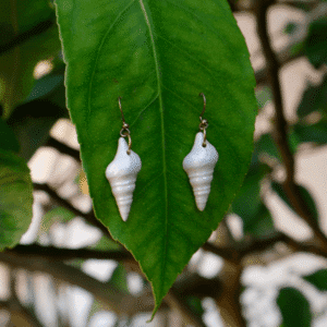 Brincos Búzios | Porcelana