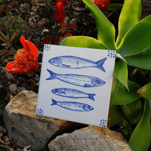 Azulejo Figurativo XVIII Sardinhas