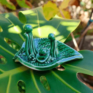 Presépio em Cerâmica Miniatura | Folha Verde