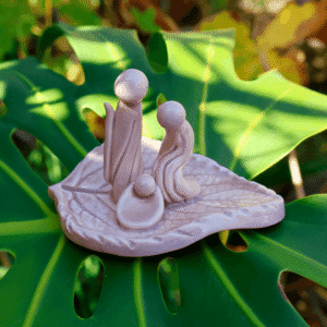 Presépio em Cerâmica Miniatura | Folha Nude