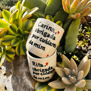Copo Café Grés | Obrigada por cuidares de mim
