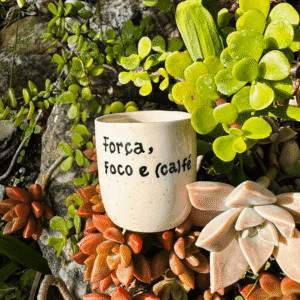 Copo Café Grés | Força, foco e (ca)fé