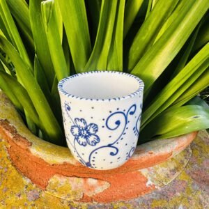 Copo Café Grés | Floral