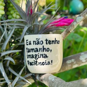 Copo Café Grés | Eu não tenho tamanho, imagina paciência