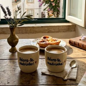 Copo Café Grés | Adoro-te Madrinha/ Padrinho