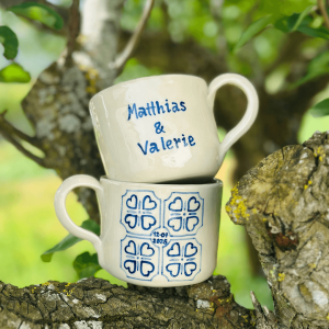 Caneca grés pintada à mão | Personalizada