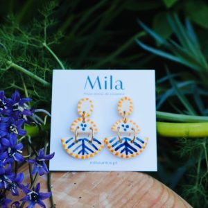 Brincos Alfama | Amarelo & Azul