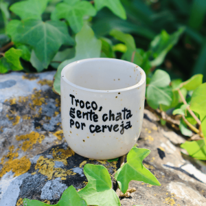 Copo Café Grés | Troco gente chata por cerveja